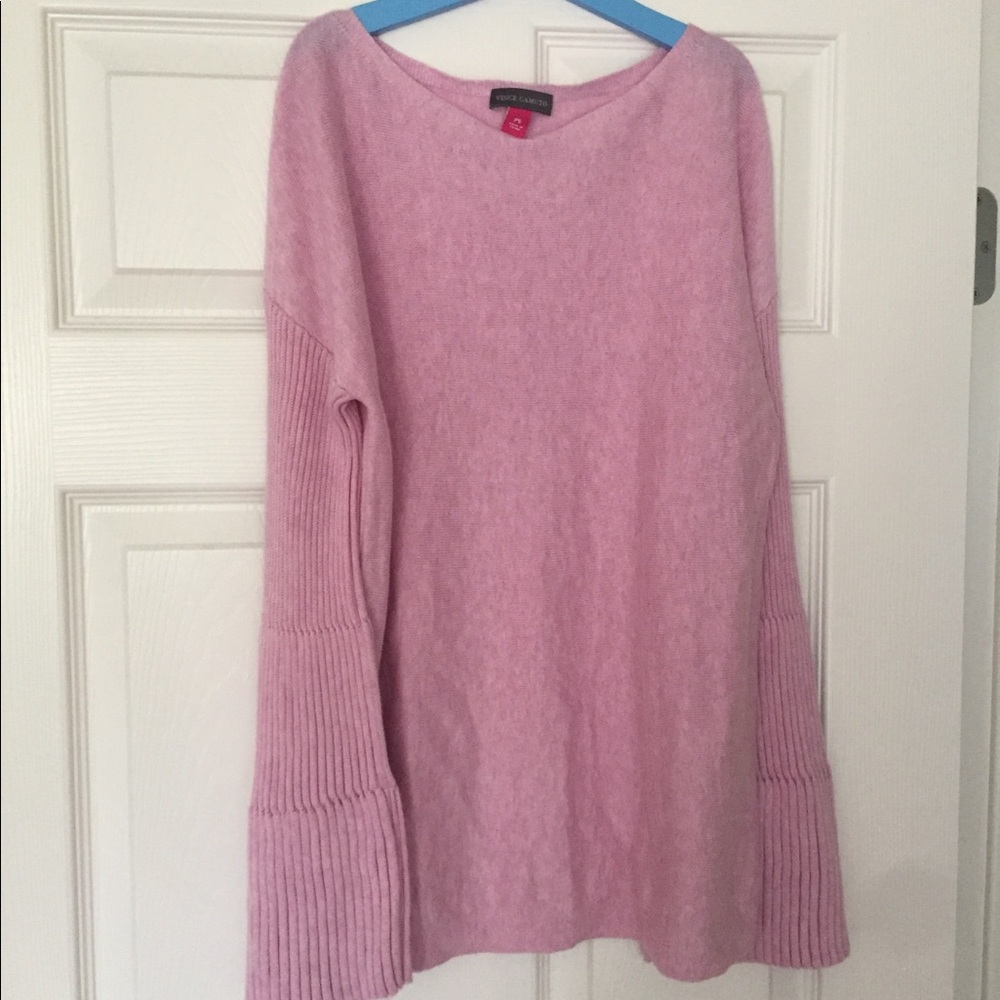 Vince Camuto ribbed bell sleeve sweater - Picture 3 of 5